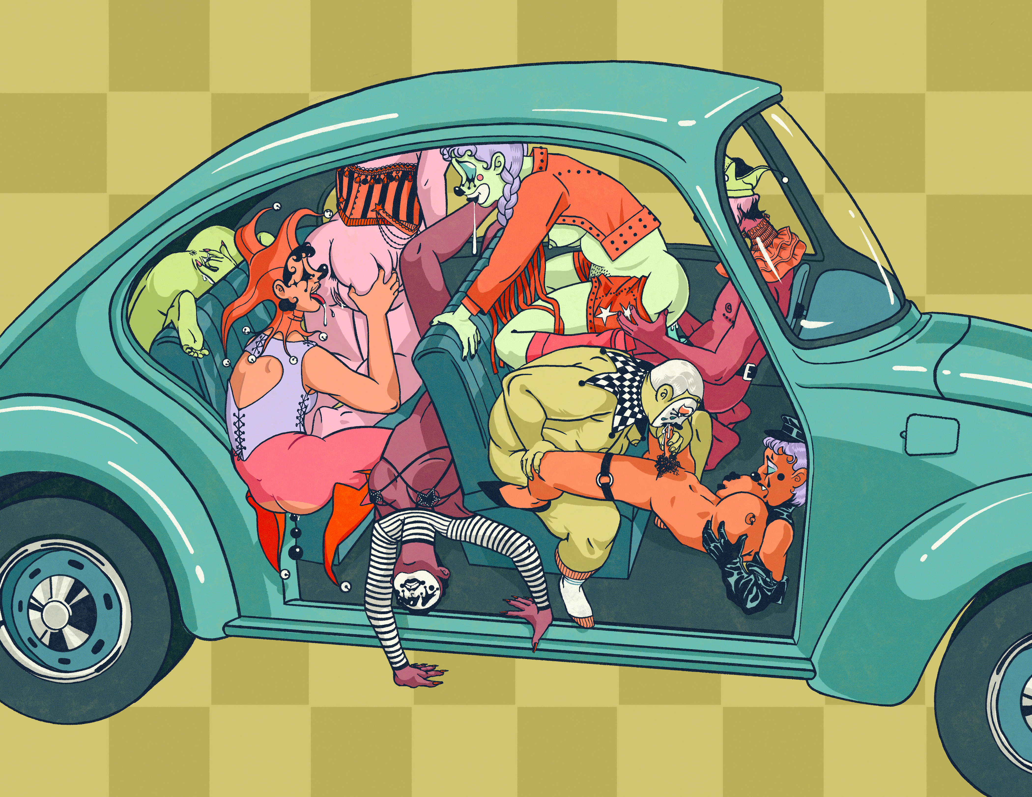 clown car